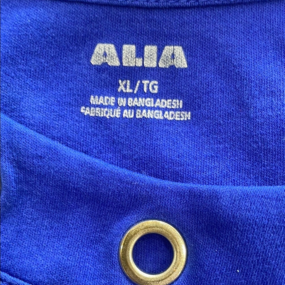 ALIA Blue Eyelet Cotton Shirt 🔥 - Size XL - Picture 3 of 9